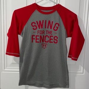 Under Armour kids 3/4 length sleeve shirt